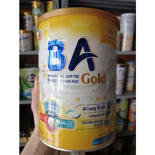 Sữa bột BA gold 800g mẫu mới date 2025