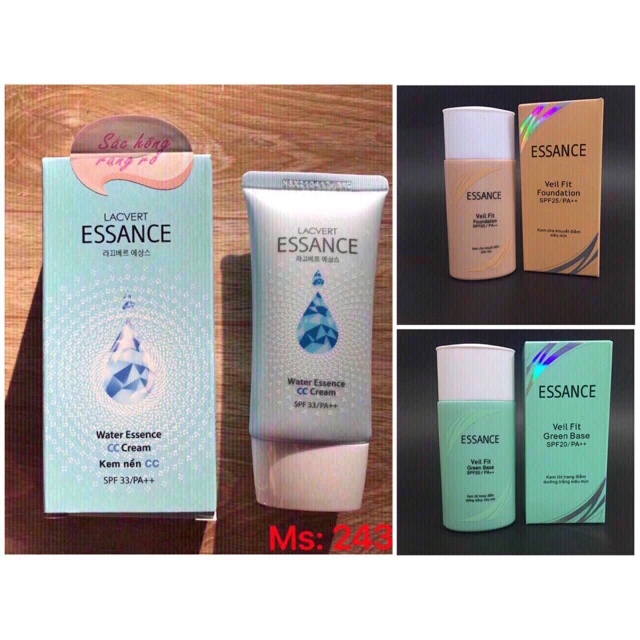 Kem nền Lacvert Sale 30% Essance Water Essence CC Cream SPF 33 PA++