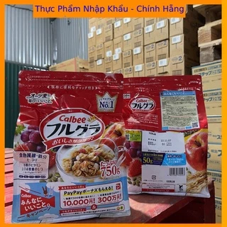 Ngũ cốc Calbee Ăn Kiêng Giảm Cân Nhật Bản mix sữa chua hoa quả trái cây dùng ăn sáng ( 700G )