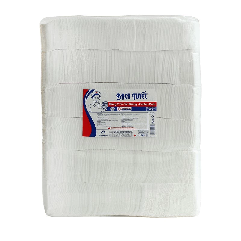 BÔNG CẮT BÔNG BẠCH TUYẾT 10X10CM GÓI 1 KG