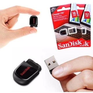 USB mini siêu nhỏ Sandisk Cruzer Fit CZ33 - USB 8GB/16GB / 32GB/64GB 2.0 mini siêu nhỏ