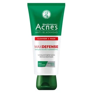 Kem rửa mặt và Mặt nạ ngăn ngừa mụn đầu đen Acnes Anti-Blackhead Cleanser 100g