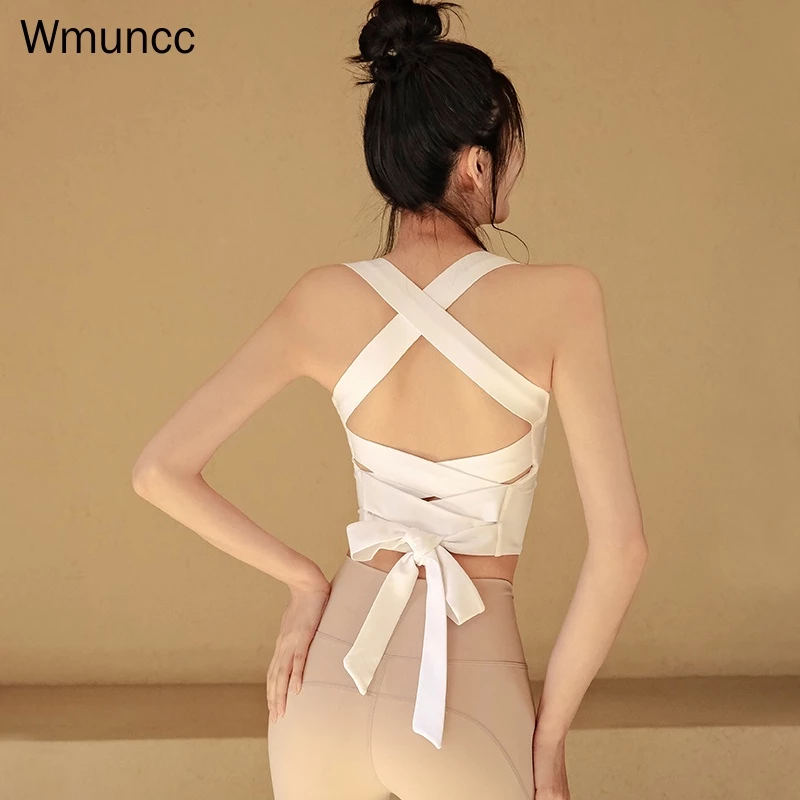 Wmuncc 2026 Áo Ngực Thể Thao Có Đệm Ngực Chống Sốc Quyến Rũ Thời Trang Mùa Hè Cho Nữ