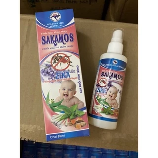 xịt xua muỗi thảo dược SAKAMOS ,xịt chống muỗi Sudi Kids an toàn cho bé từ 3 tháng tuổi