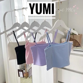 Áo Croptop 2 Dây Chất Thun Borzip Nhiều Màu Siêu Đẹp