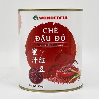 Chè đậu đỏ đóng hộp Wonderful 900g