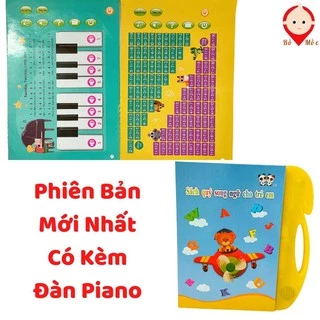 Sách Qúy Song Ngữ Điện Tử Thông Minh Biết Nói Cho Bé Có Tiếng Anh Kèm Đàn Piano (Phiên Bản Mới Nhất) -Shop Bố Mốc