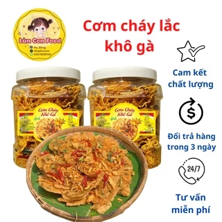 CƠM CHÁY LẮC KHÔ GÀ LÁ CHANH HŨ 500GR GIÒN ĐẬM VỊ ❤️ FREE SHIP ❤️ Lùn Con Food