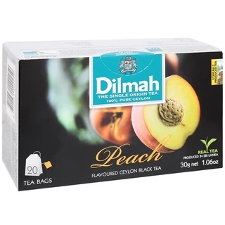 Trà Ceylon Dilmah hương đào hộp 1.5g x 20 gói (30g)