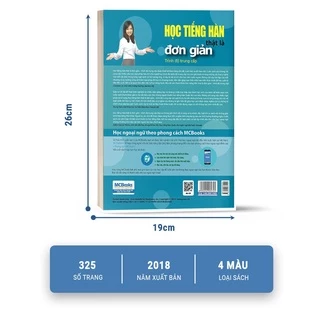 Sách - Học Tiếng Hàn Thật Là Đơn Giản Trình Độ Trung Cấp - Học Kèm App Online  - MCB