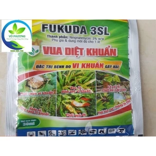 Vua Diệt Khuẩn FUKUDA 3SL - THUỐC TRỪ NẤM BỆNH PHỔ RỘNG Gói 30ml