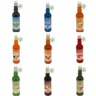 Siro Syrup Thái Lan Pixie Có Đủ Các Mùi Chai 730ml