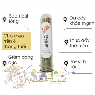 Catnip cỏ bạc hà cho mèo ống 40gram