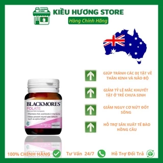 Blackmores folate 90 Viên - Bổ sung axit folic (acid folic) cho bà bầu