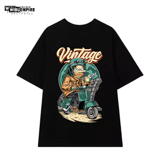 WIBU EMPIRE | Áo Thun Form Rộng One Piece USOPP Vintage| Anime One Piece - Áo Phông Unisex