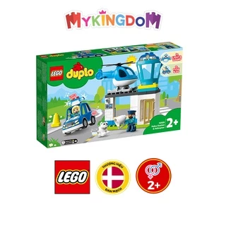 Đồ Chơi LEGO Duplo Trạm Cảnh Sát Và Trực Thăng 10959 (40 chi tiết)