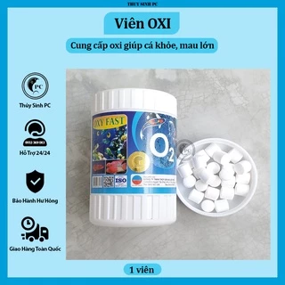 1 viên oxi cung cấp oxi cho bể cá cảnh thủy sinh giúp cá phát triển tốt