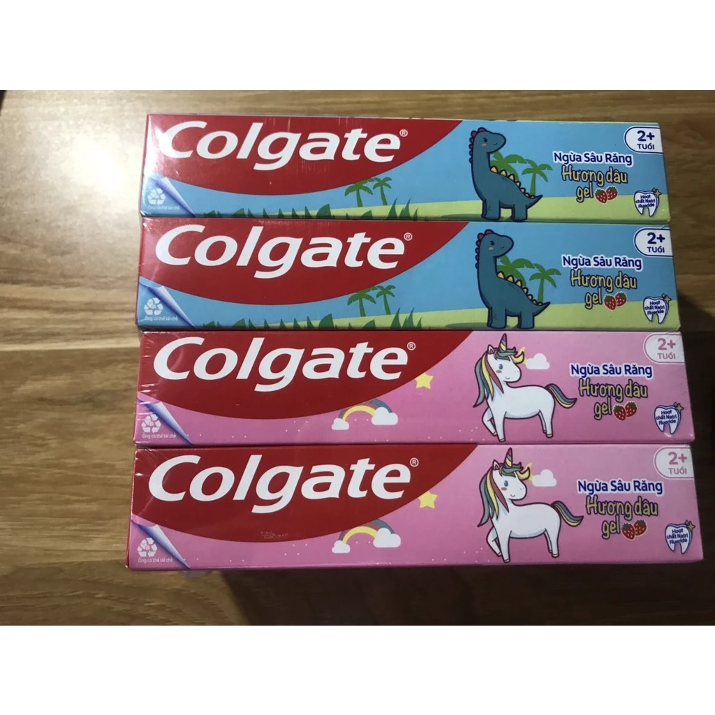 3 CÂY KEM ĐÁNH RĂNG COLGATE TRẺ EM HƯƠNG DÂU 40G