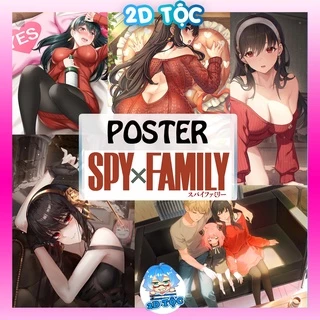 Tranh Poster Dán Tường Yor Anime Spy x Family – Kích thước A3  A4  Tranh treo tường dán tường Anime by 2D Tộc Shop