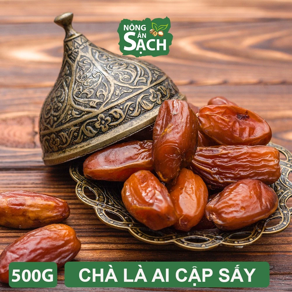 500g Chà Là Không Đường Dẻo Ngọt Tự Nhiên