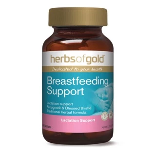 (Mẫu mới) Viên uống lợi sữa úc Herbs of Gold Breastfeeding Support
