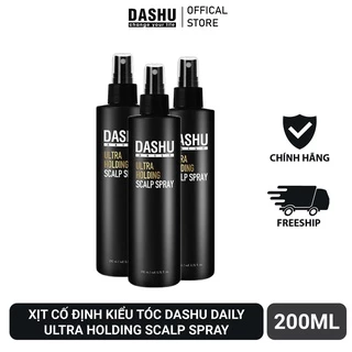 Chai Xịt tạo kiểu và cố định kiểu tóc cao cấp Dashu Daily Ultra Holding Scalp Spray 200ml