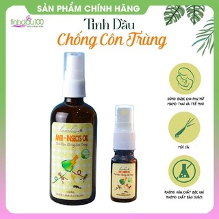 Tinh dầu chống côn trùng Lam Hà. Xịt tinh dầu đuổi muỗi, kiến, gián an toàn cho bé Tinh dầu 100 Shop