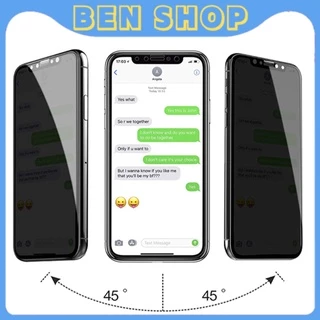 Kính Cường Lực Chống Nhìn Trộm Dành Cho 6/7/8/6Plus/7Plus/8Plus/x/XSMAX/11 Pro Max/12Pro/12Pro Max