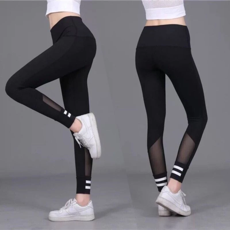 Quần tập gym yoga nữ phối lưới gc