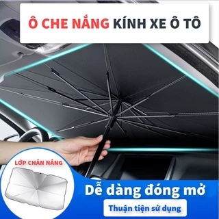 [MỚI] Ô dù che nắng kính lái ô tô, xe hơi bảo vệ nội thất oto chống nắng, nóng, chống tia UV hiệu quả