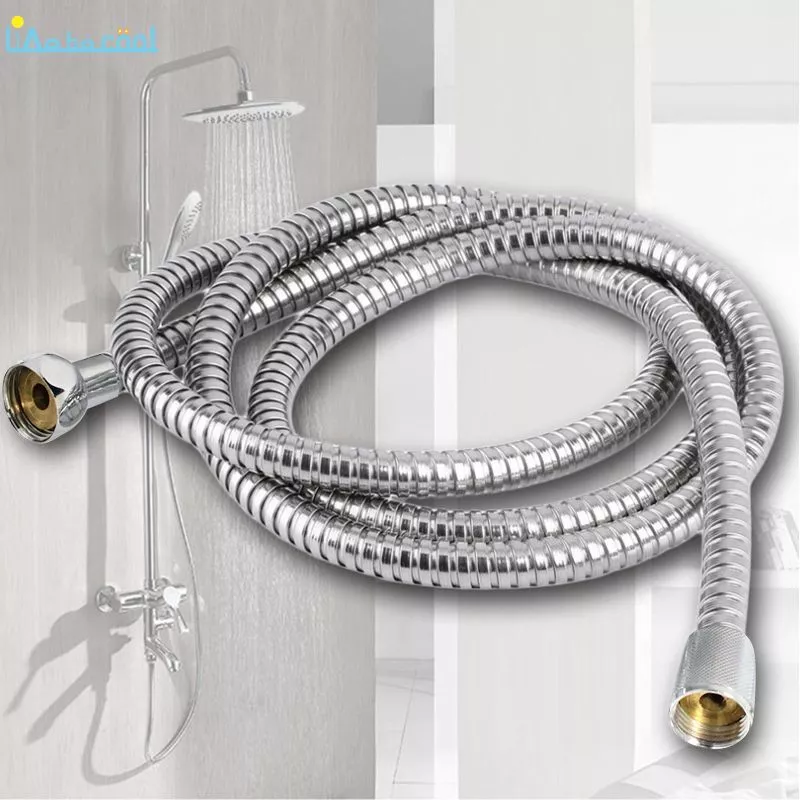 1.5 2M 3M Thép Không Gỉ Phòng Tắm Đầu Vòi Sen Ống Vòng Đệm Cực Dài Linh Hoạt 304 Thép Không Gỉ Phòng Tắm Cầm Tay Vòi Tắm