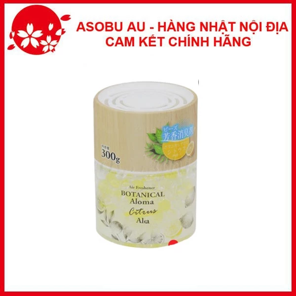 Hộp khử mùi, thơm phòng hương chanh 300g