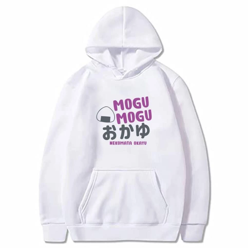 Áo Hoodie Unisex In Chữ Hololive Vtuber Nekomata Okayu Chất Lượng Cao 2021