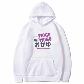 Áo Hoodie Unisex In Chữ Hololive Vtuber Nekomata Okayu Chất Lượng Cao 2021