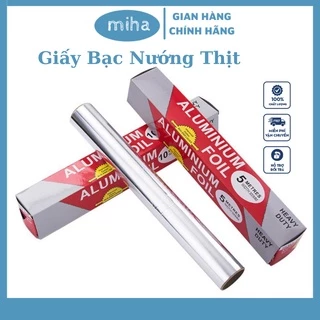 Giấy bạc nướng thịt,nướng bánh,cuộn giấy bạc nướng đồ tiện dụng