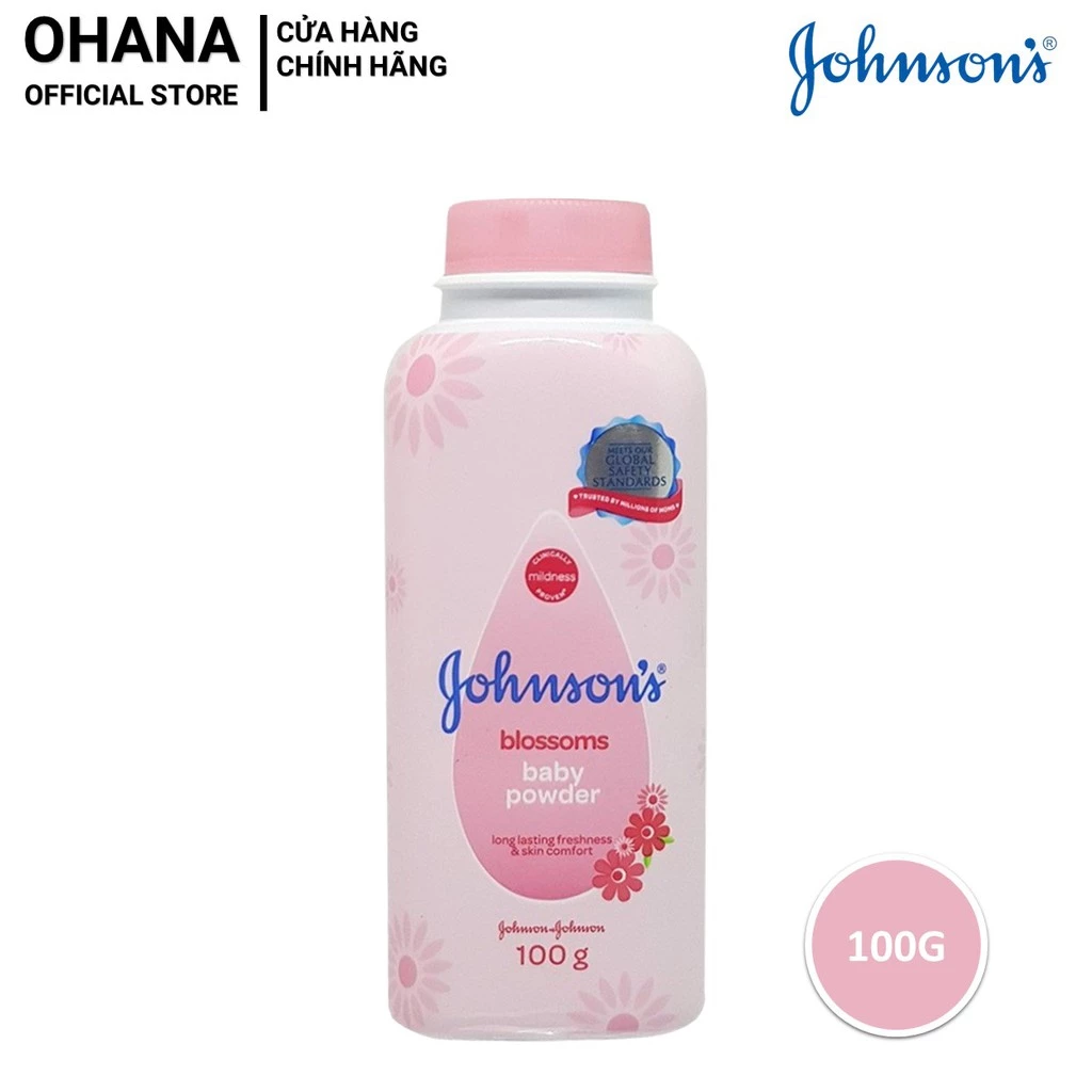 Chính hãng Phấn Rôm Johnson's Baby Hương Hoa Blossom Baby Powder 100g