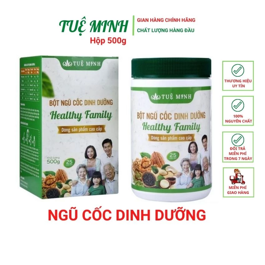 1kg bột ngũ cốc dinh dưỡng Tuệ Minh 25 loại hạt từ thiên nhiên, Lợi Sữa, Đẹp Da, Tăng, Giảm Cân, Duy Trì Sắc Đẹp