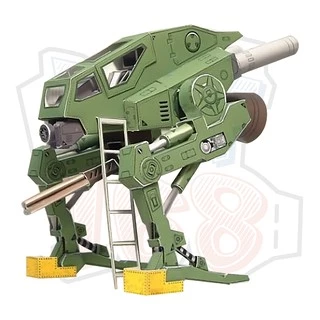 Mô hình giấy Robot Gun Walker