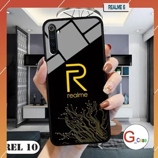 Ốp lưng Realme 6 / 6Pro-lưng kính in logo hãng điện thoại