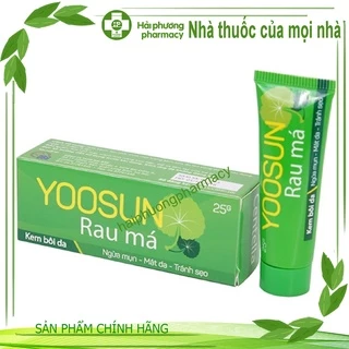 Yoosun Rau Má - Dịu mẩn ngứa, mát da, mờ sẹo, mờ thâm (Tuyb 20g)