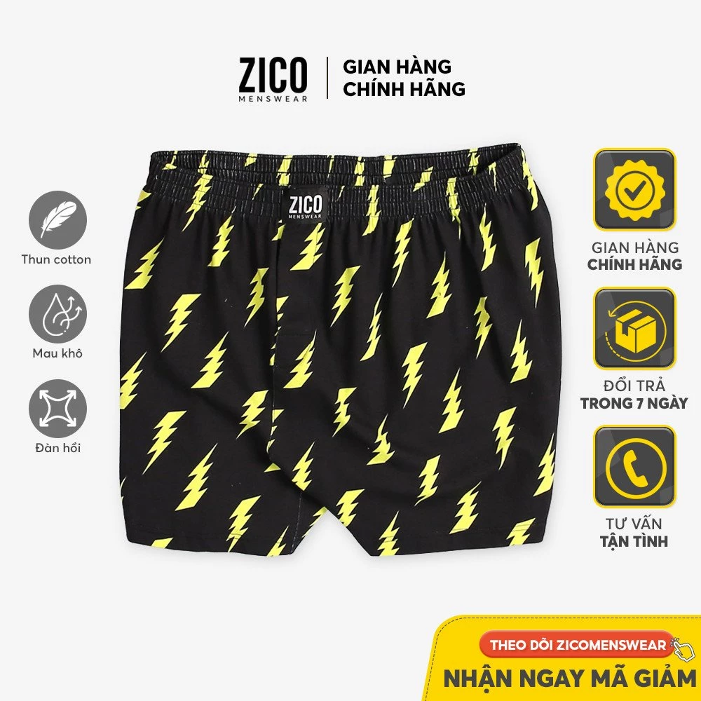 Quần đùi ngủ nam mặc nhà thun cotton ZICO MENSWEAR - DT11