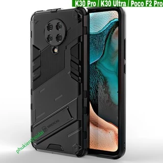 Ốp lưng Redmi K30 Pro / Poco F2 Pro / K50 Ultra / K50 Gaming / K60E / K70E Iron Man Ver 2 chống sốc giá đỡ xem phim