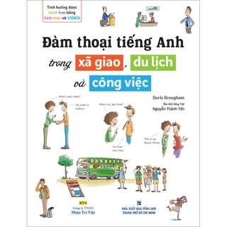 Sách - Đàm thoại tiếng Anh trong xã giao, du lịch và công việc (kèm CD)