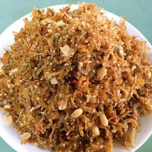 Cá ngần khô rim chua ngọt (hộp 300gr)