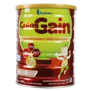 (tích điểm đổi quà) Sữa Colos Gain 800g 1+ HSD T12.2025