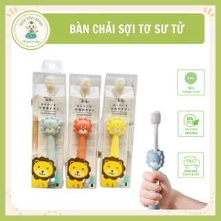 Bàn chải đánh răng sợi tơ cho bé hình sư tử xinh xắn