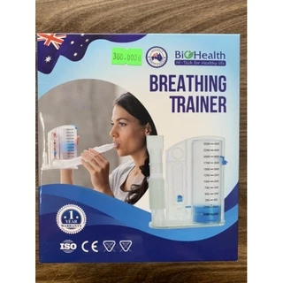 Bình Tập Thở - Phế Dung Kế DỤNG CỤ THỔI TẬP THỞ PHỤC HỒI CHỨC NĂNG PHỔI BIOHEALTH VIS 01 của Úc