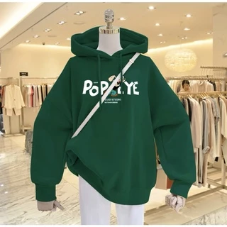 Áo hoodie nỉ nữ nam tay bồng form rộng unisex KONOVA chất liểu nỉ bông dày dặn