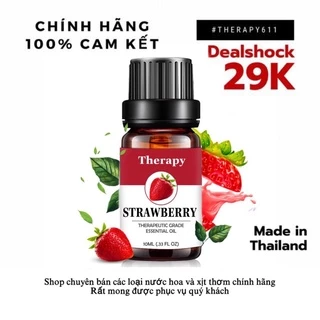 [𝗦𝗔𝗟𝗘]..::✨Tinh Dầu Nguyên Chất Hương Dâu - Strawberry THERAPY ✨::..