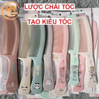 Lược Chải Tóc, Chải Đầu Nhựa Cao Cấp Thiết Kế Kiểu Tóc Điệu Đà Cho Các Bé Gái